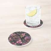 Dessous De Verre En Grès Crâne brodé : Motif gothique de l'orchidée (Côté)