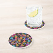 Dessous De Verre En Grès Crâne de Sucre (Côté)