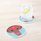 Dessous De Verre En Grès Crâne tribal (Côté)