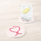 Dessous De Verre En Grès Crayons dans l'amour (Côté)