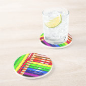 Dessous De Verre En Grès crayons de couleur (Côté)
