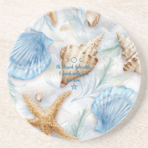 Dessous De Verre En Grès Créez vos propres coquilles bleues Aphrodite