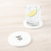 Dessous De Verre En Grès Créez Votre Propre blanc (Côté)