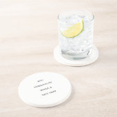 Dessous De Verre En Grès Créez votre propre blanc (Côté)