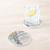 Dessous De Verre En Grès Créez Votre Propre Citation Motivationnelle / Insp (Côté)