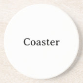 Dessous De Verre En Grès Créez Votre Propre Grès Personnalisé Simple (Devant)