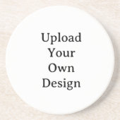 Dessous De Verre En Grès Créez Votre Propre Grès Personnalisé Simple (Devant)