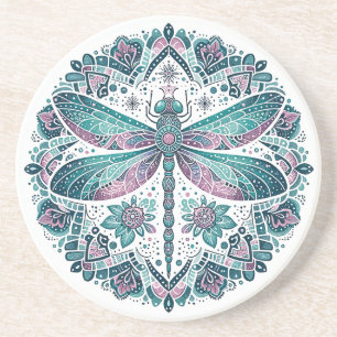 Dessous De Verre En Grès Créez Votre Propre Mandala Bohème Totémique Libell
