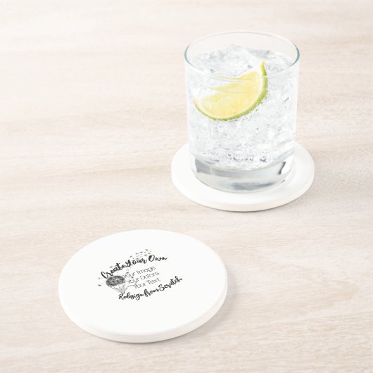 Dessous De Verre En Grès Créez Votre Propre Modèle (Côté)