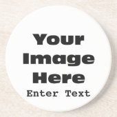 Dessous De Verre En Grès Créez votre propre modèle de cadeau (Devant)