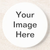 Dessous De Verre En Grès Créez votre propre personnalisation (Devant)