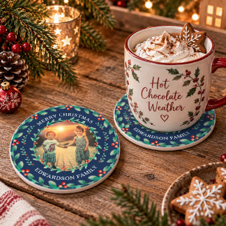 Dessous De Verre En Grès Créez votre propre photo de Joyeux Noël christmas