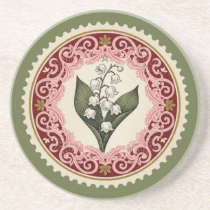 Dessous De Verre En Grès Créez votre propre tampon de muguet victorien