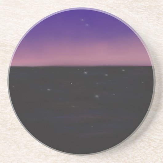 Dessous De Verre En Grès Crépuscule (Devant)