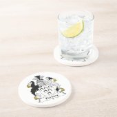 Dessous De Verre En Grès Crête de famille de Ferrers (Côté)