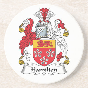Dessous De Verre En Grès Crête de famille de Hamilton