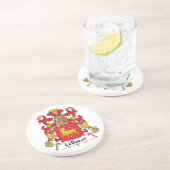 Dessous De Verre En Grès Crête de famille de LeBoeuf (Côté)