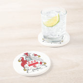 Dessous De Verre En Grès Crête de famille de MacRae (Côté)