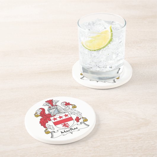 Dessous De Verre En Grès Crête de famille de MacRae (Côté)