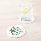 Dessous De Verre En Grès Crête de famille de Selleck (Côté)