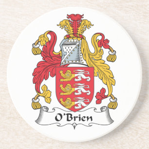 Dessous De Verre En Grès Crête de famille d'O'Brien