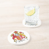 Dessous De Verre En Grès Crête de famille d'O'Brien (Côté)