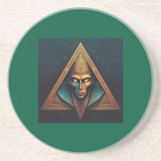 Dessous De Verre En Grès Crête murale Illuminati (Devant)