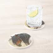 Dessous De Verre En Grès Crinière de cheval (Côté)