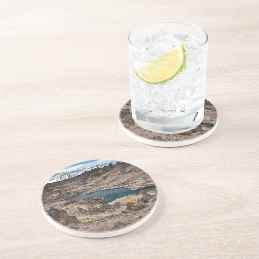 Dessous De Verre En Grès Crique chaude Gulch (Côté)
