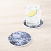 Dessous De Verre En Grès Cristaux de glace dans la Sierra (Côté)