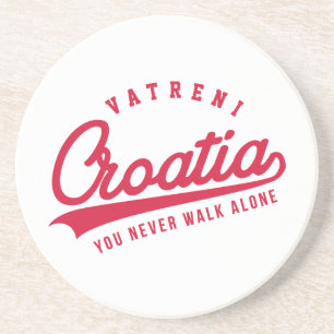 Dessous De Verre En Grès Croatia - Hrvatska - Croatie - Vatreni