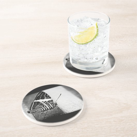 Dessous De Verre En Grès croisement papillon (Côté)