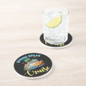 Dessous De Verre En Grès Croisière de vacances de printemps (Côté)