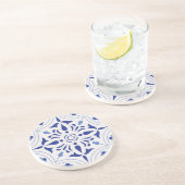 Dessous De Verre En Grès Croix Azure Bloom (Côté)