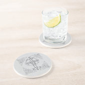 Dessous De Verre En Grès Croix celtique (Côté)