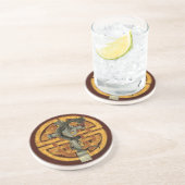 Dessous De Verre En Grès Croix de dragon (Côté)