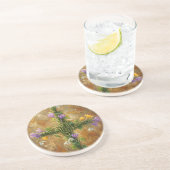 Dessous De Verre En Grès Croix de Sainte-Brigide en joncs verts Crocus Imbo (Côté)