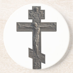 Dessous De Verre En Grès Croix orthodoxe russe