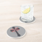 Dessous De Verre En Grès Croix saignante (Côté)