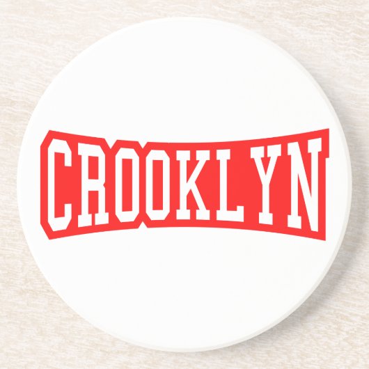 DESSOUS DE VERRE EN GRÈS CROOKLYN, NYC (Devant)