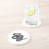 Dessous De Verre En Grès Crotalus Cascavella Snake (Venemous Pit Viper) (Côté)