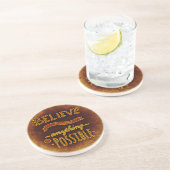 Dessous De Verre En Grès Croyez-vous (Côté)