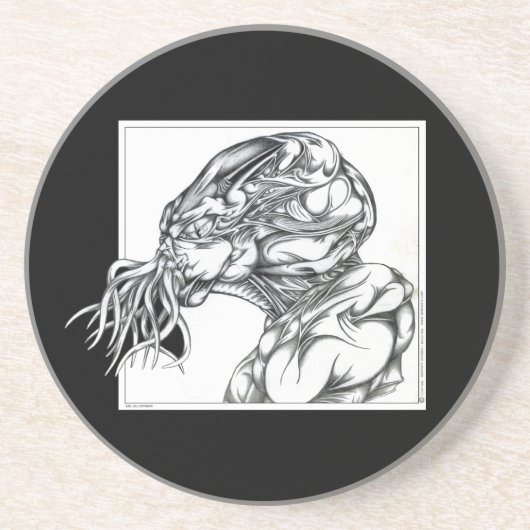 Dessous De Verre En Grès Cthulhu (Devant)