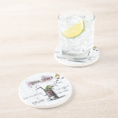 Dessous De Verre En Grès Cuba Libre (Côté)