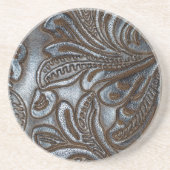 Dessous De Verre En Grès Cuir de relief de cru (Devant)