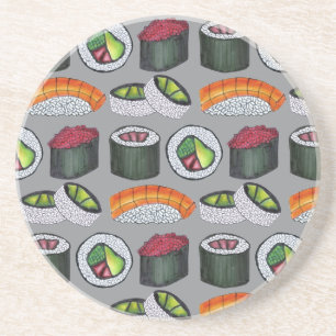 Dessous De Verre En Grès Cuisine japonaise Sushi California Tuna Roll Nigir