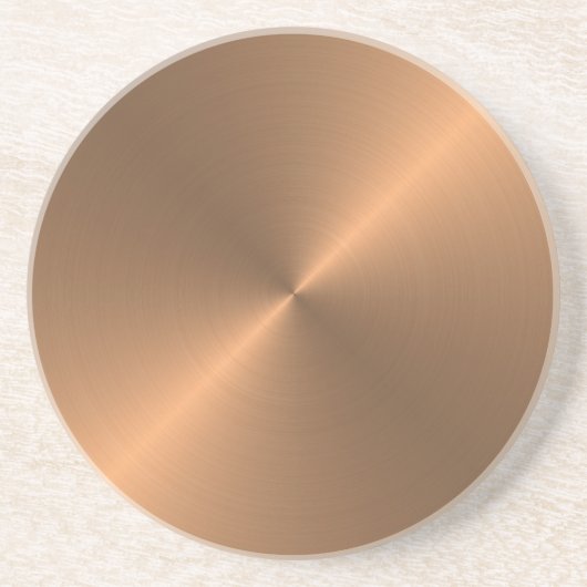 Dessous De Verre En Grès Cuivre (Devant)