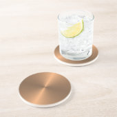 Dessous De Verre En Grès Cuivre (Côté)