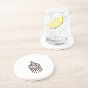 Dessous De Verre En Grès Cultur Bijou Kawaii Amazigh Marocain en Argent