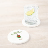 Dessous de verre en grès Cupcake de Noël (Côté)